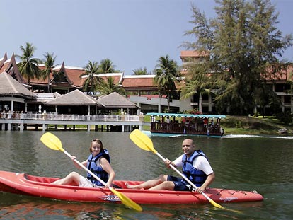 Canoeing Laguna Beach, Bang Tao Phuket
