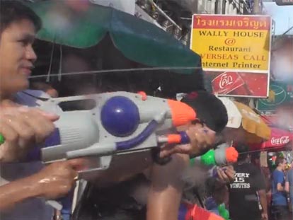Songkran Bangkok Festival Kao San Road
